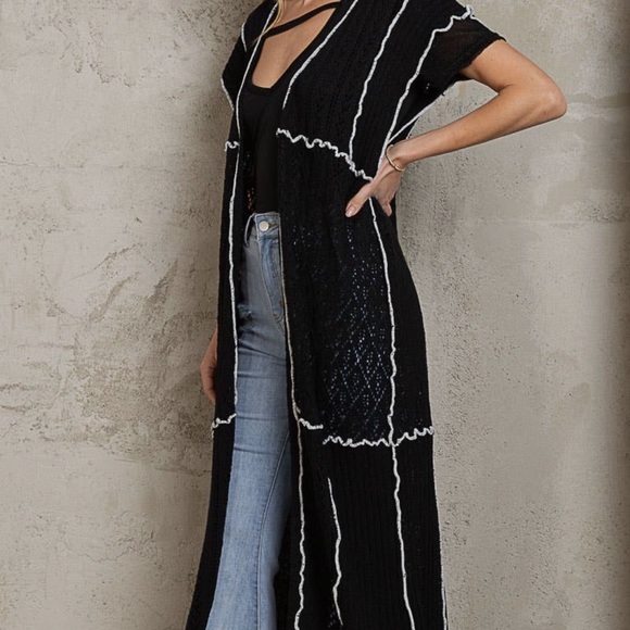 Thin sweater cardigan - Picture 2 of 3